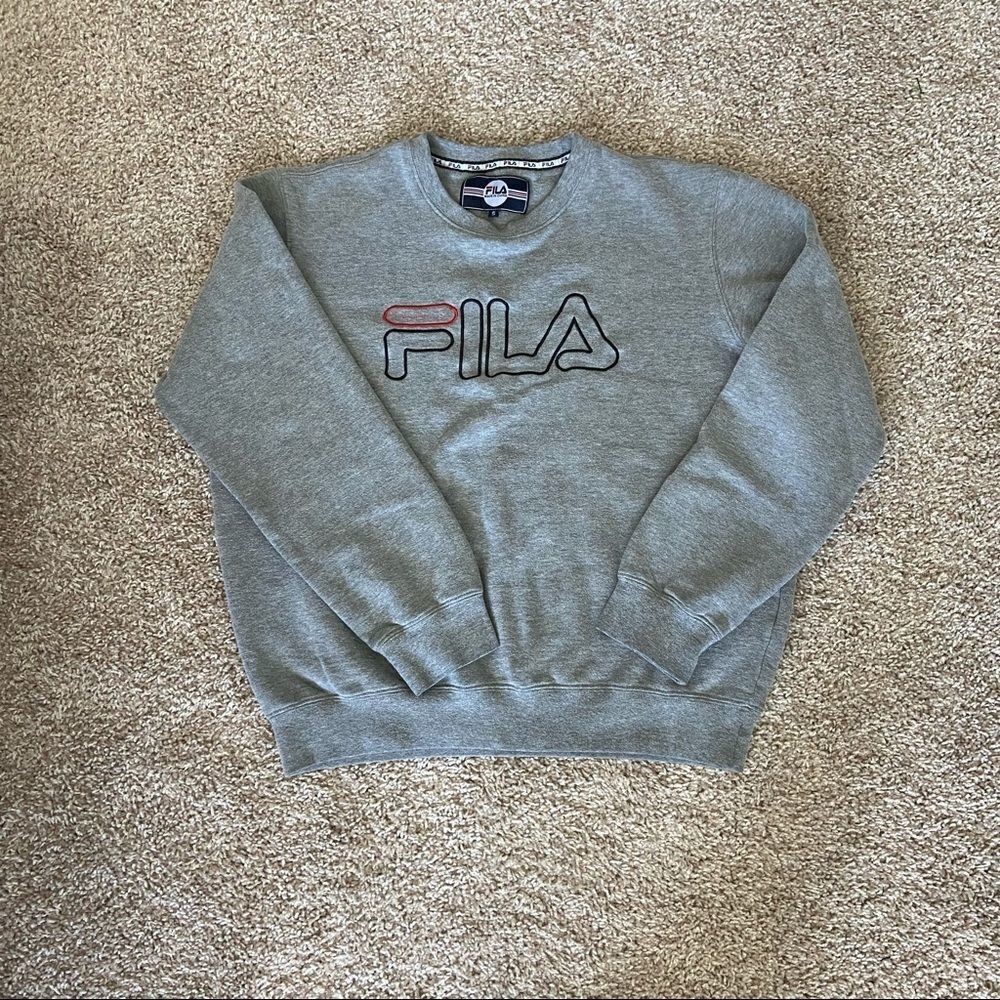 FILA Gray Harlem Crewneck Sweatshirt